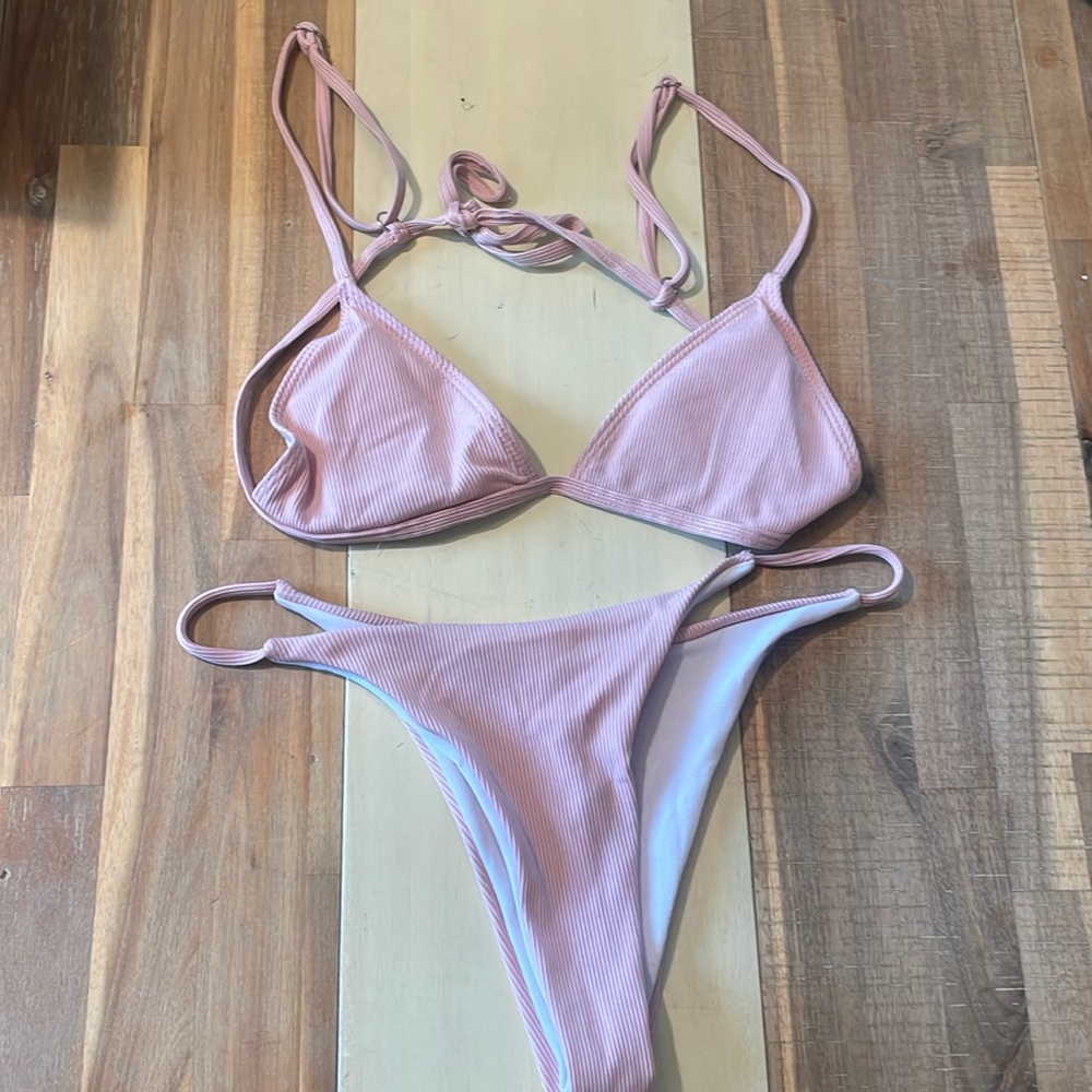 Pink bikini